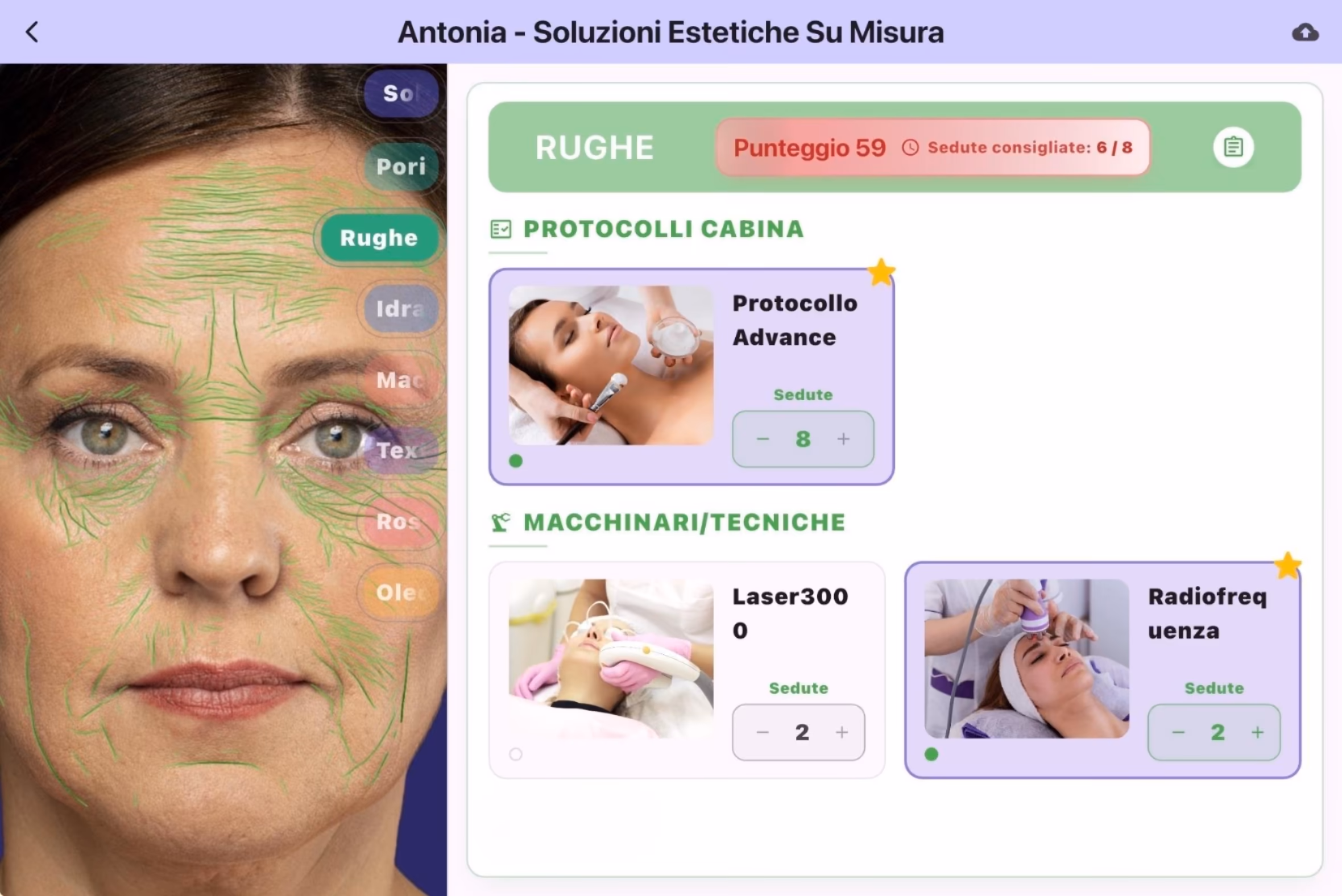 Soluzioni estetiche Face Harmony